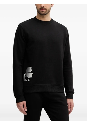 Karl Lagerfeld crew-neck sweatshirt - Black