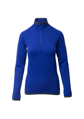 adidas by Stella McCartney half-zip logo sweater - Blue
