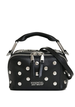 Essentiel Antwerp Bobb leather shoulder bag - Black