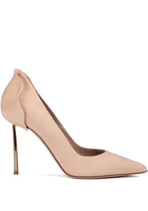 Le Silla 100mm Petalo pointed-toe pumps - Neutrals