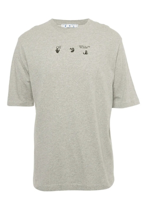 Off-White Pre-Owned cotton graphic T-shirt - Grey