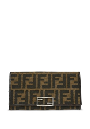 Fendi Pre-Owned 1990-2000 Zucchino wallet - Brown