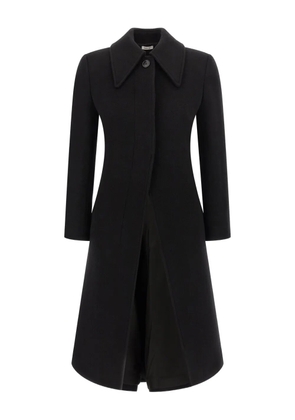 Alexander McQueen single-breasted coat - Black