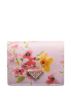Prada floral-print wallet - Pink