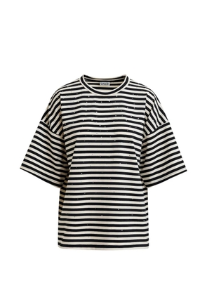 Essentiel Antwerp Joste striped T-shirt - Black