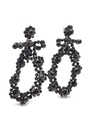 Simone Rocha beads drop earrings - Black