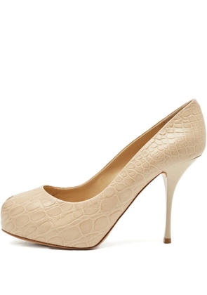 Giuseppe Zanotti Sharon leather pumps - Neutrals