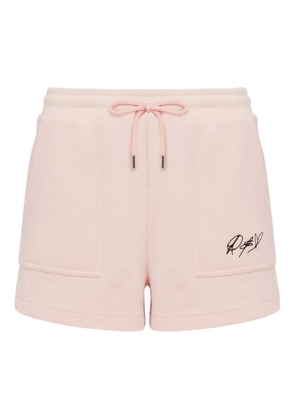 MOSCHINO JEANS logo-detailing shorts - Pink