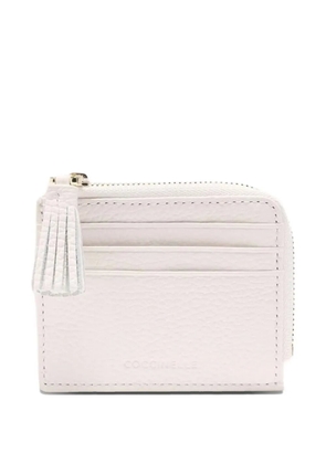Coccinelle tassel cardholder - White