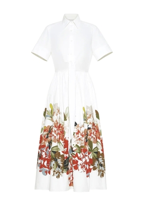 Adam Lippes Attacher midi dress - White