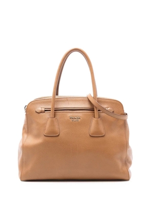 Prada Pre-Owned 2021-2025 Saffiano Cuir satchel - Brown