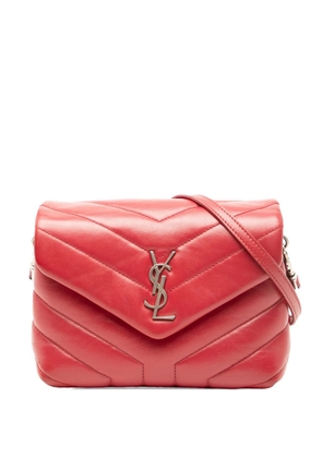 Saint Laurent Pre-Owned 2017 Toy Matelasse Leather Monogram LouLou crossbody bag - Red