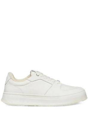 AMI Paris Arcade lace-up leather sneakers - White