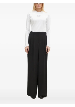 VETEMENTS exposed-seam long-sleeve T-shirt - White