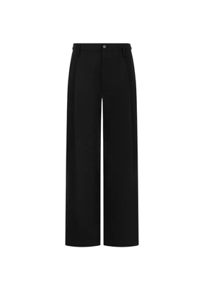 TOMBOY pintuck-detail trousers - Black