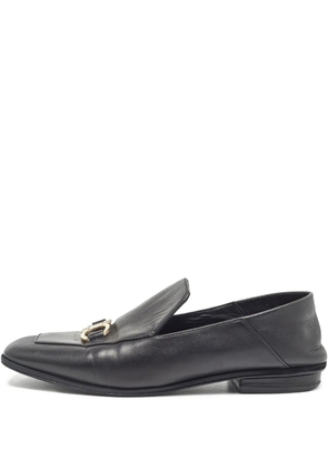 Ferragamo Pre-Owned leather loafers - Black