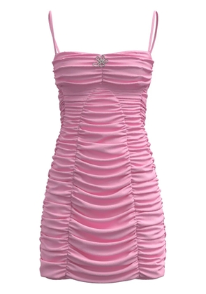 Maccapani Elena ruched minidress - Pink