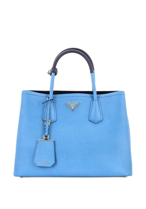 Prada Pre-Owned Cuir Double Saffiano Leather Medium tote bag - Blue
