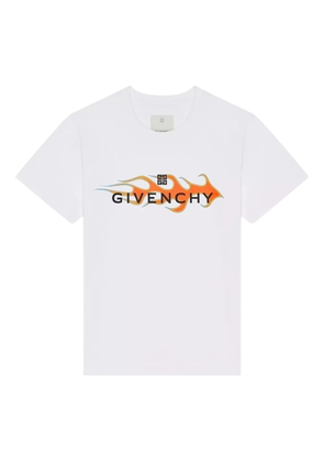 Givenchy Flames Logo T-shirt - White