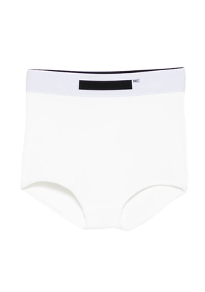 MEDEEA logo-detail performance shorts - White