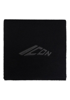 DSQUARED2 wool scarf - Black