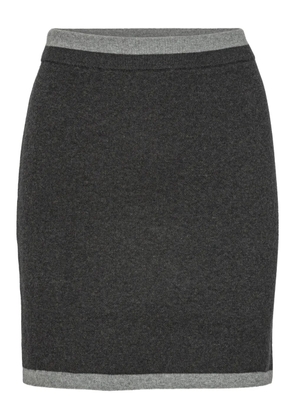 ROTATE BIRGER CHRISTENSEN cotton mini skirt - Grey