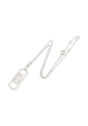 Bvlgari Pre-Owned 10s 18K white gold Parentesi diamond necklace - Silver