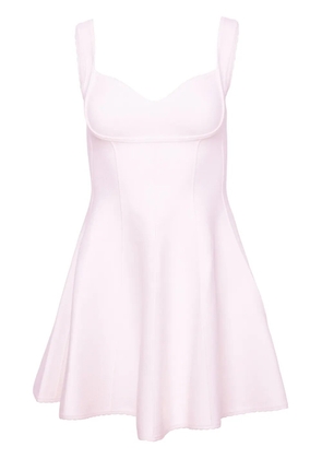 Fleur Du Mal Brigette flared mini dress - White