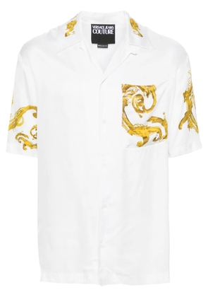 Versace Jeans Couture Baroccoflage-print satin shirt - White