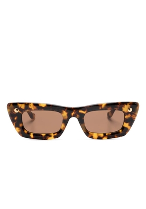 Nanushka Londyn cat-eye sunglasses - Brown