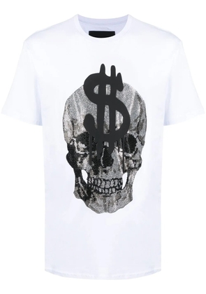 Philipp Plein Skull-print crew-neck T-shirt - White