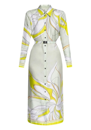 Tory Burch printed silk shirt dress - Green