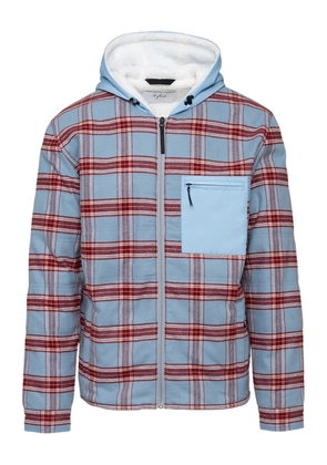 Aztech Mountain plaid hoodie - Blue