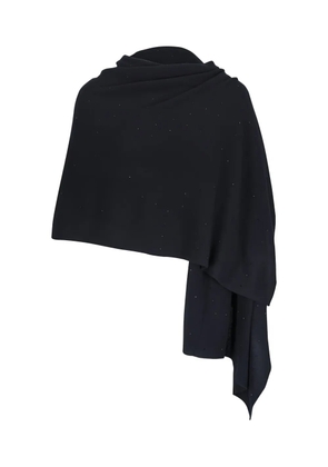 Kinross Cashmere embellished scarf - Black