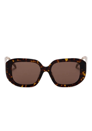 Tory Burch tortoiseshell square-frame sunglasses - Brown