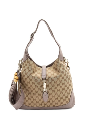 Gucci Pre-Owned medium New Jackie GG-canvas shoulder bag - Neutrals