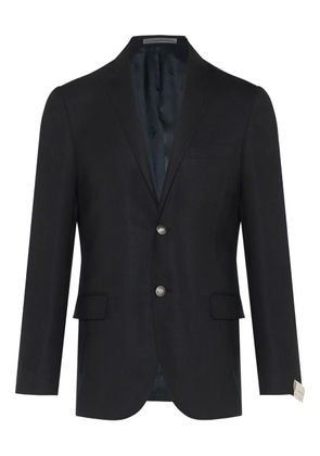 Corneliani two-button textured blazer - Black