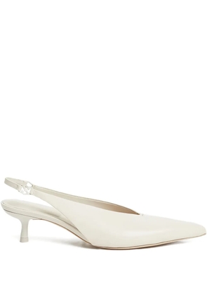 Simkhai 45mm Slingback kitten heel pumps - Neutrals