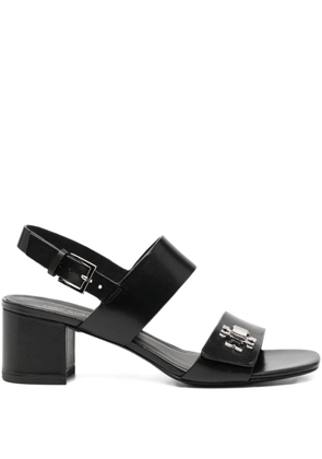 Tory Burch turnlock heeled sandals - Black