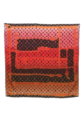 Louis Vuitton Pre-Owned Rising Confidential silk scarf - Red