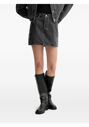 Levi's studded A-line mini skirt - Black
