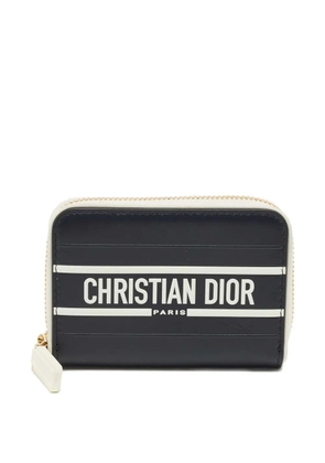 Christian Dior Pre-Owned 2022 Vibe leather compact wallet - Blue
