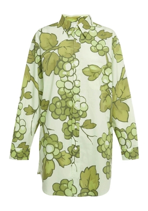 Etro Pre-Owned grape-print shirt - Green