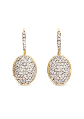 NANIS 18K Yellow Gold Diamond Ball earrings