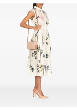 Coccinelle Tebe Tricolor zip-top cross body bag - Pink