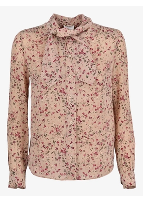 Saint Laurent Pre-Owned floral-print shirt - Pink