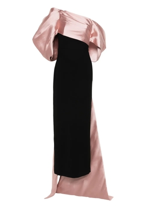 Solace London Raye off-shoulder maxi dress - Black