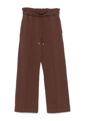 JW Anderson gathered-waist track pants - Brown