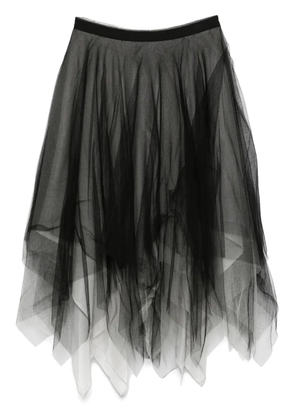 Marc Le Bihan tulle midi skirt - Black