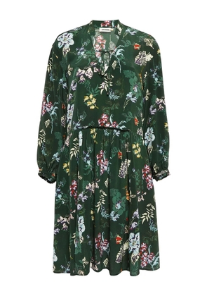 Zadig&Voltaire pre-owned floral-print silk dress - Green
